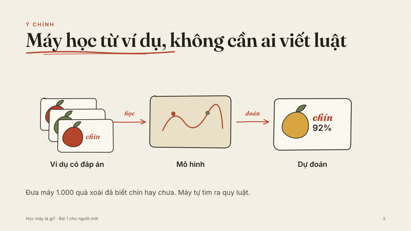 Trang 1 trong 3 trang tiêu biểu của bộ slide mẫu