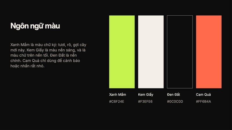 Trang 2 trong 3 trang tiêu biểu của bộ slide mẫu